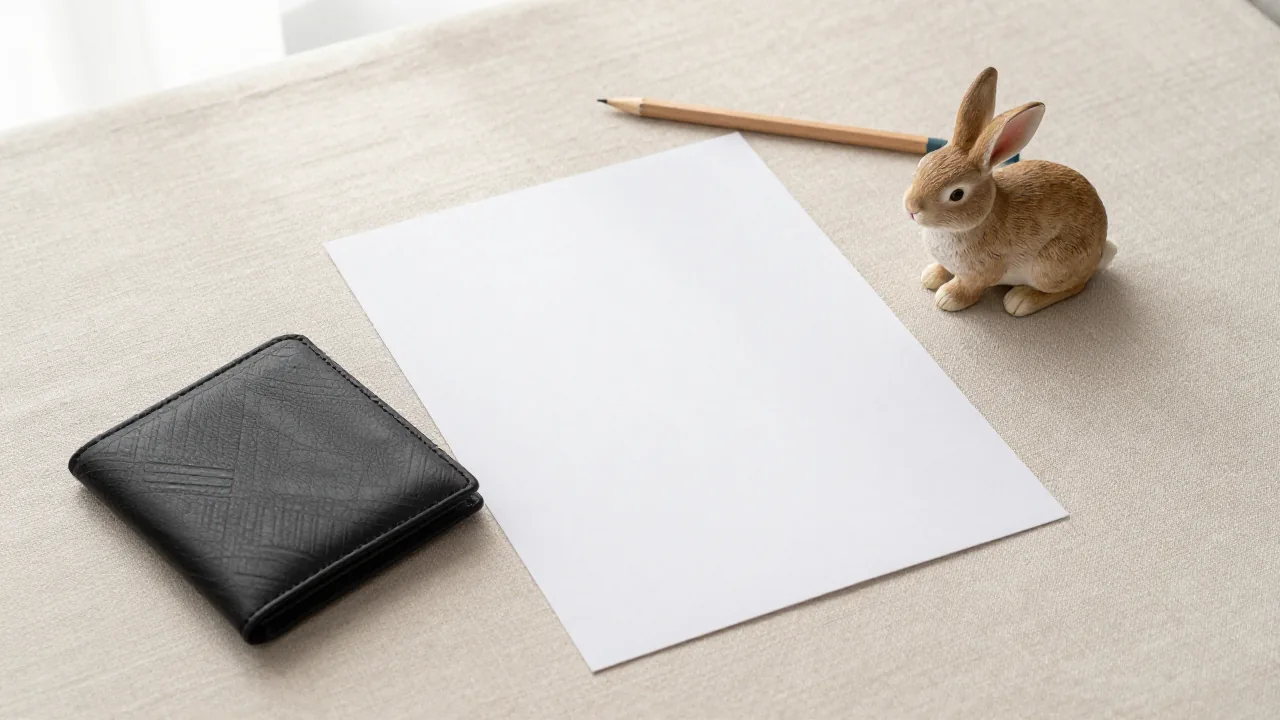 wallet and rabbit figurine for year of the rabbit lucky numbers