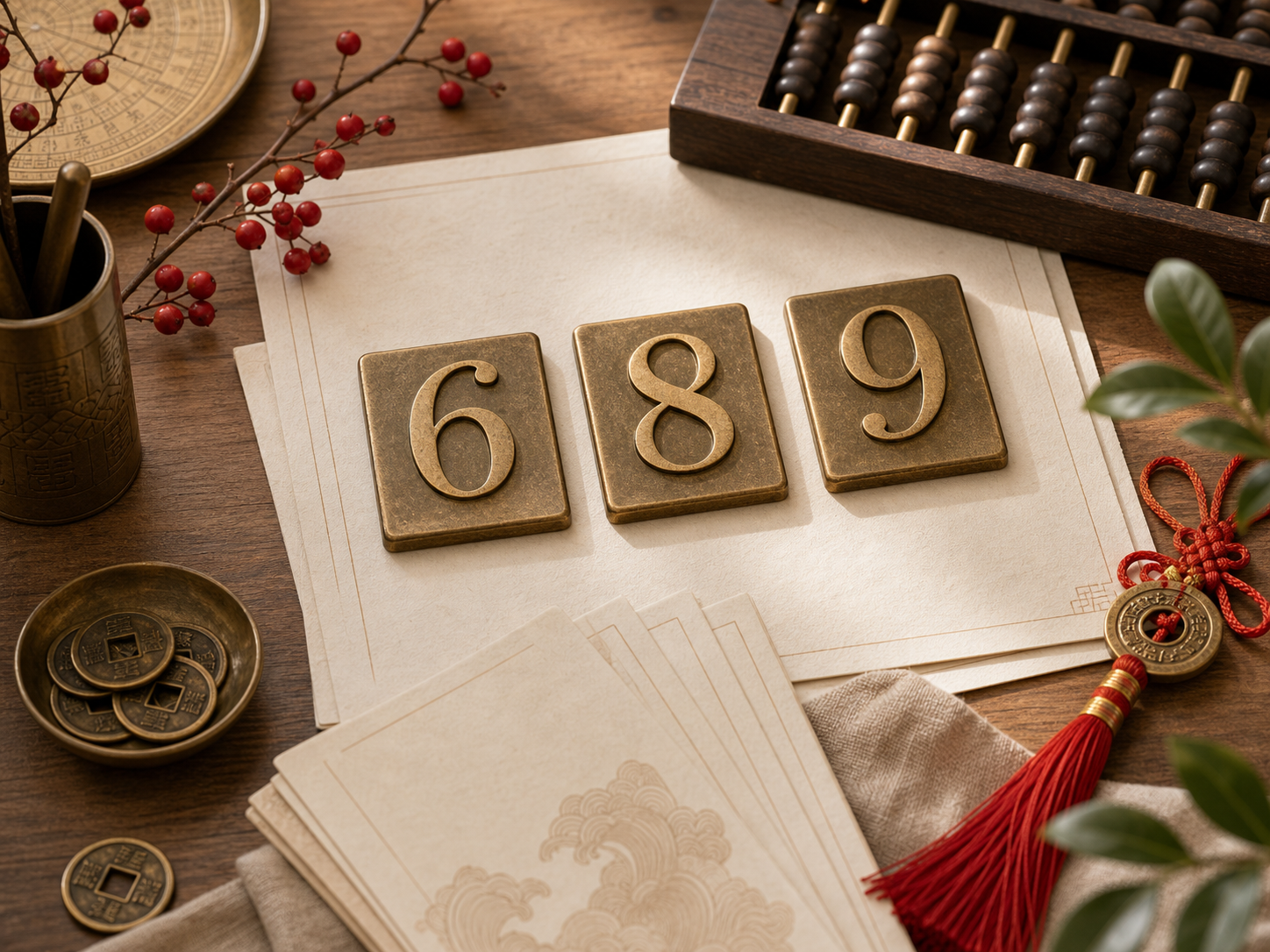 Lucky number calculator cards
